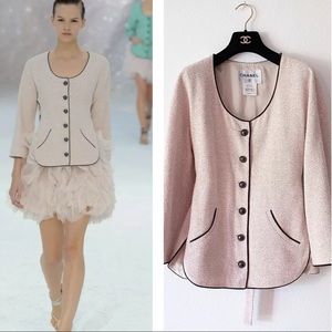 Chanel 2012 spring collection pink tweed jacket